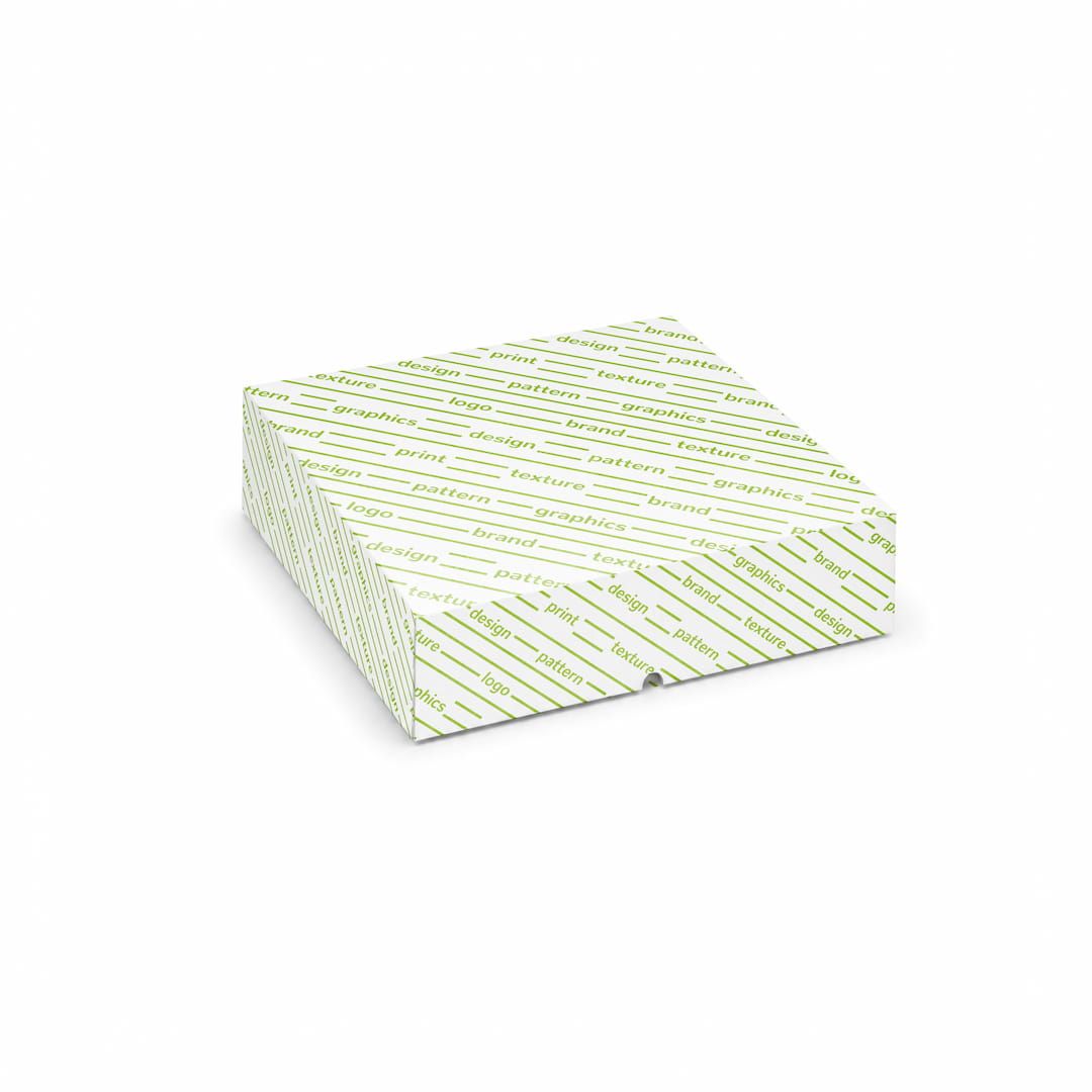 Scatola mod. JEFF quadrata 24,5x24,5x7 cm - Personalizzata