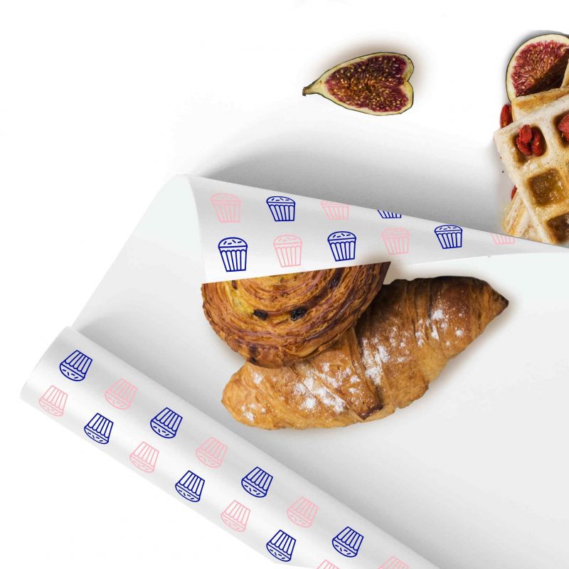 Personalized Food wrapping paper 2 colors